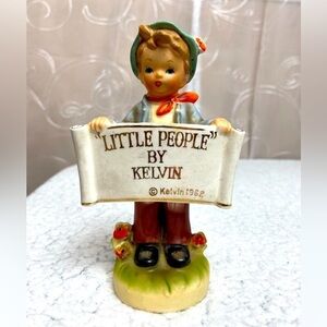 Little People By Kelvin Ceramic Figurines (2)
